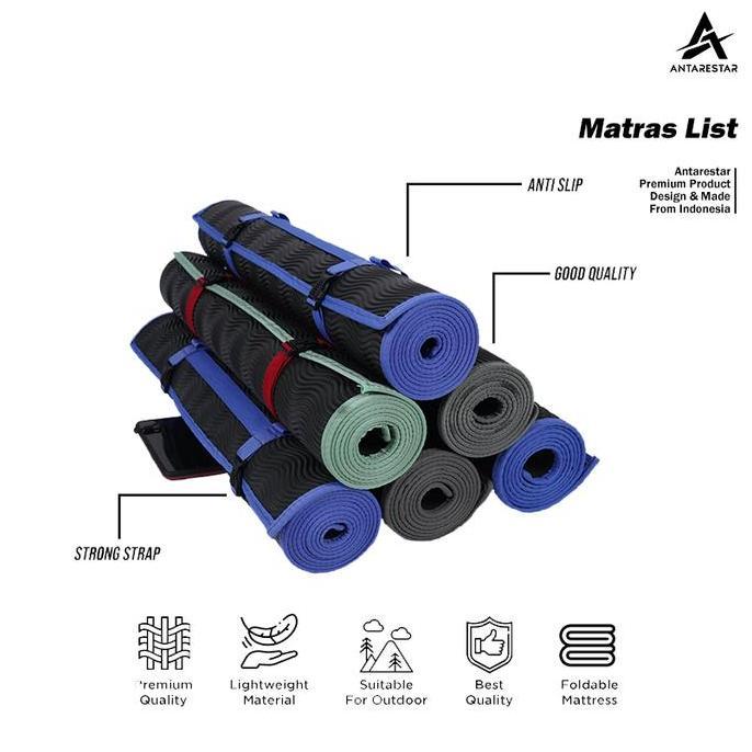 ASLI Matras Yoga Busa Alas Camping V2 Tidur | MTL READY STOCK
