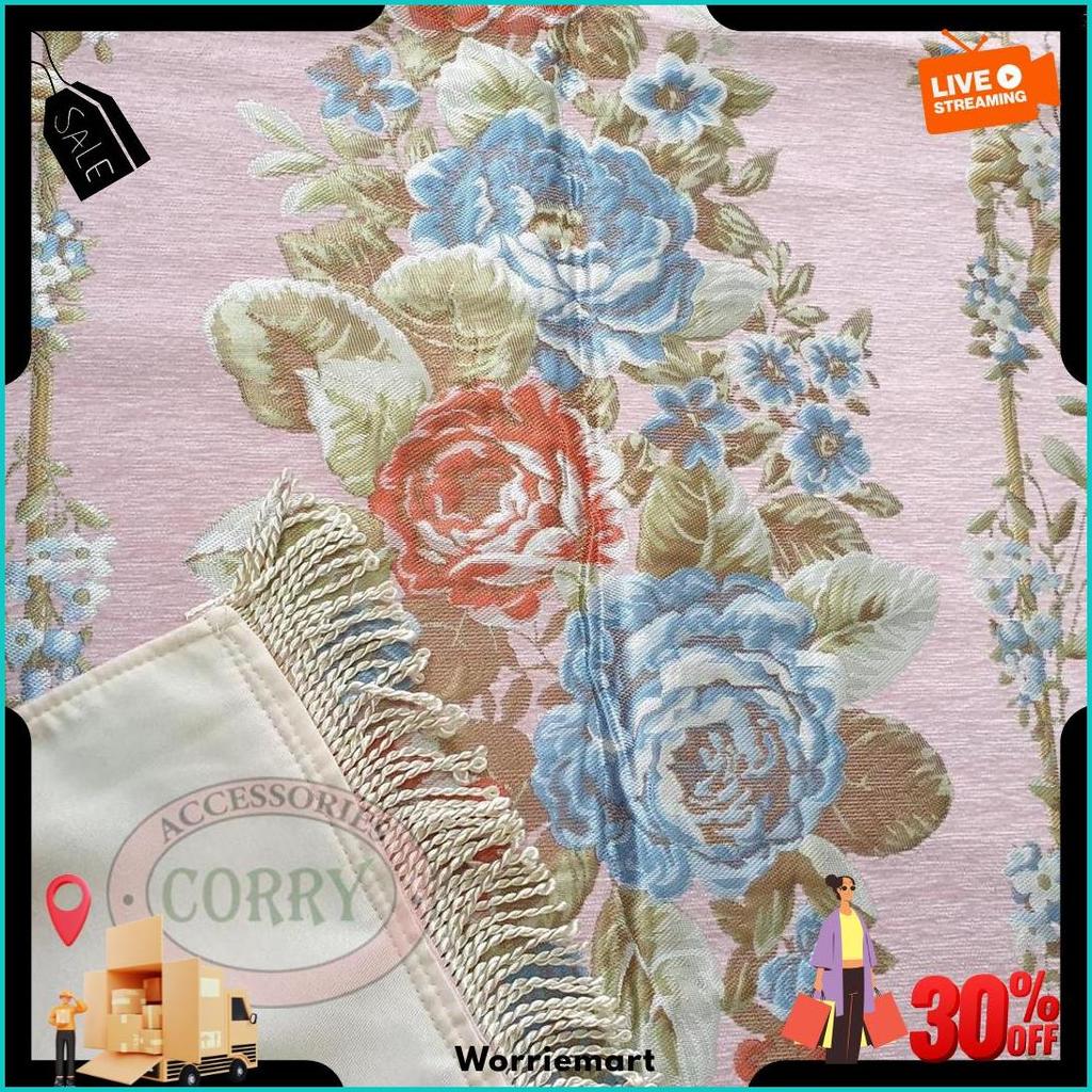 Sajadah Turki Bunga Pink 120 X 70 Cm Tebal Premium Import Turky Silk Satin Bordir Dewasa Terlaris