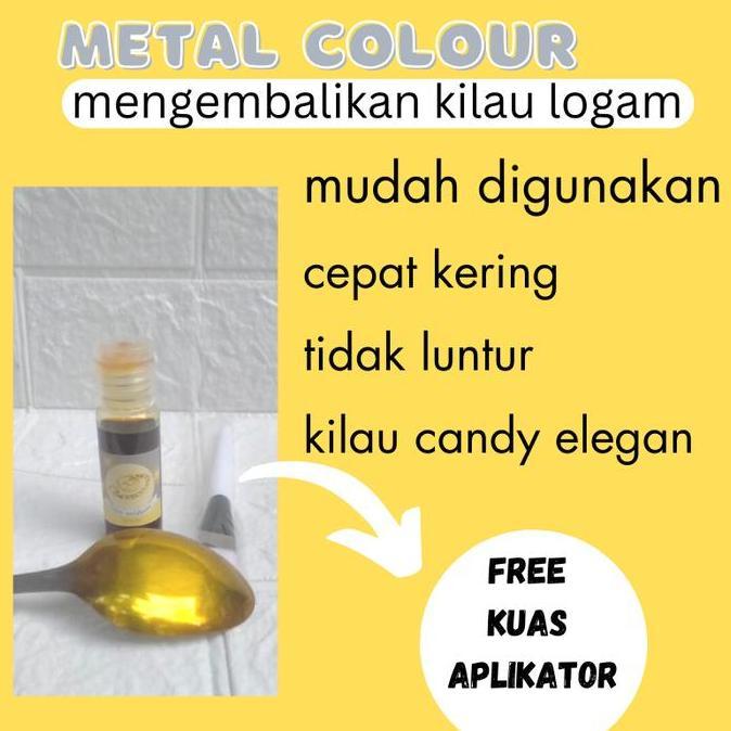 ORIGINAL Metal Paint Pewarna Candy Logam Besi Hardware Tas READY STOCK