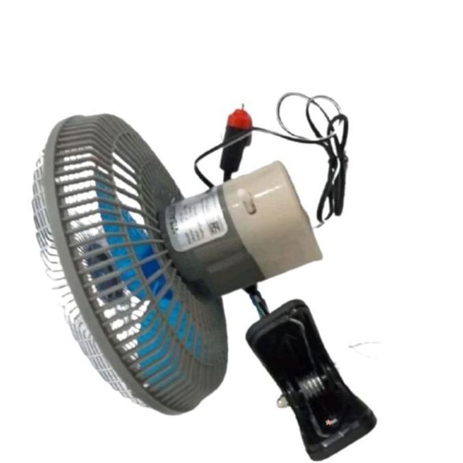 Brrrr- Kipas Angin Mobil 12 Volt 6 Inch / Kipas Angin Mobil 24 Volt 6 Inch Visalux Model Kipas Jepit