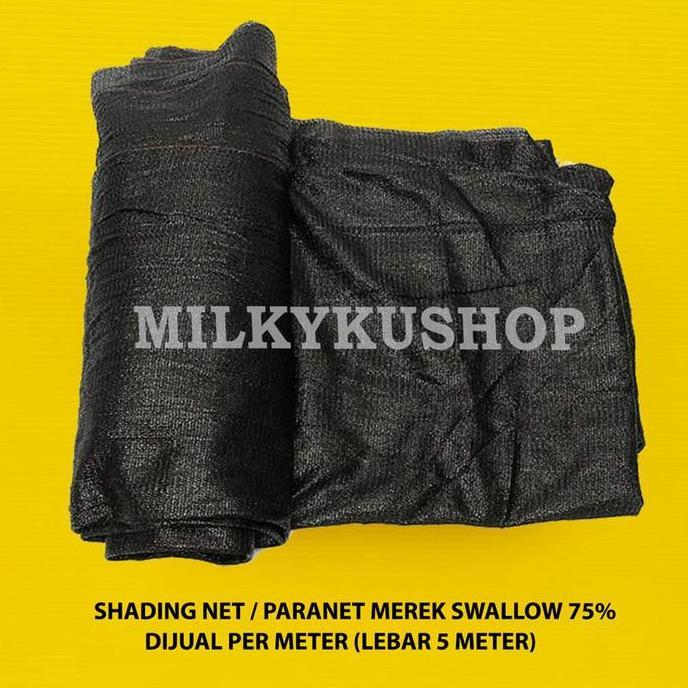 Lansungkirim- Paranet 75% Lebar 5 Meter Jual Per 1 Meter Shading Net Jaring Atap