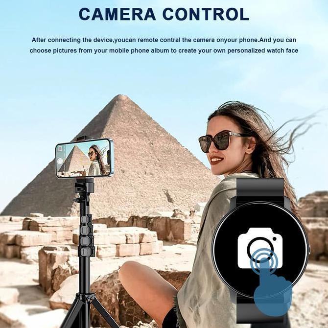 Biden Smart Watch Pria Full Touch Screen Phone Call Wireless Charge