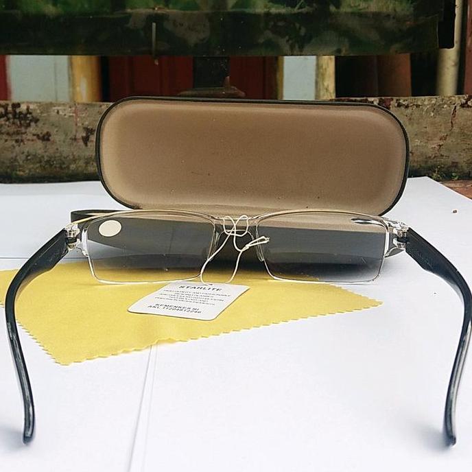 New- Kacamata Baca Lensa Plus 1.00 Sd Plus 3.00 Pria Wanita Gratis Box