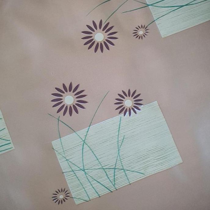 [SG26 Coklat - 15M] Karpet Lantai Plastik / Vinyl Roll ukuran 1.2m x 15m