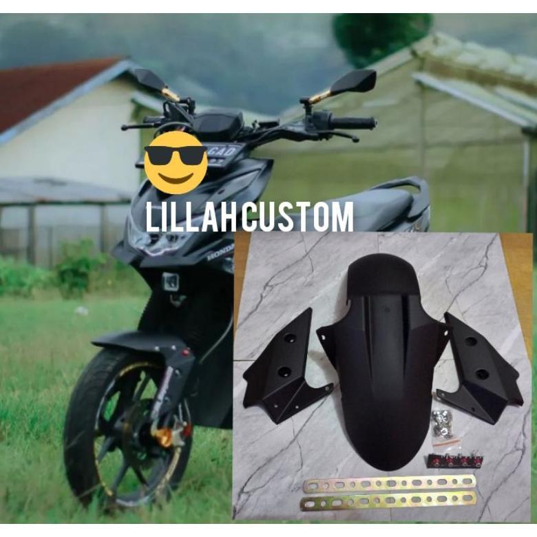 SPAKBOR DEPAN VARIASI BEAT STREET MODEL NINJA FI PNP X RIDE