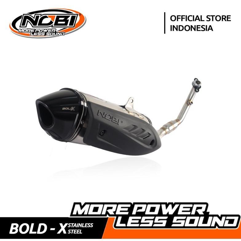 KNALPOT NOBI NOB1 BOLD X STENLES STEAL SERIES NEW NMAX OLD NMAX NEW AEROX OLD NEW AEROX NEW LEXY PCX