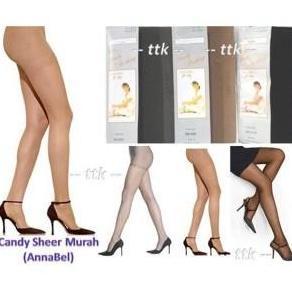 STOKING STOCKING CELANA TIPIS TRANSPARAN ANNABEL HITAM ABU WARNA KULIT