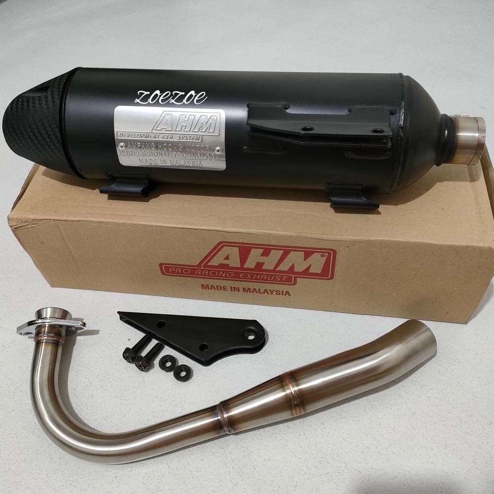 Knalpot AHM Original Model Tsukigi - Mio Sporty / Mio Smile/ Mio Soul / Fino Karbu