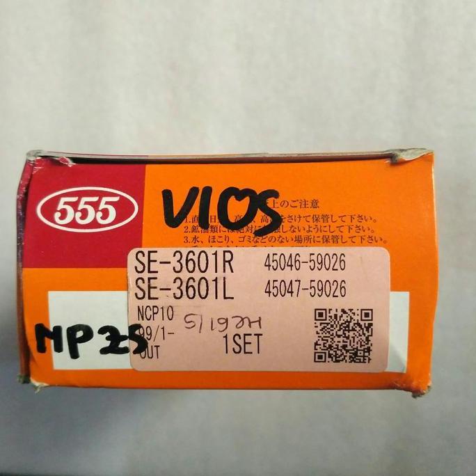 Promo tie rod end Vios 2004-2006 merk 555 japan Diskon