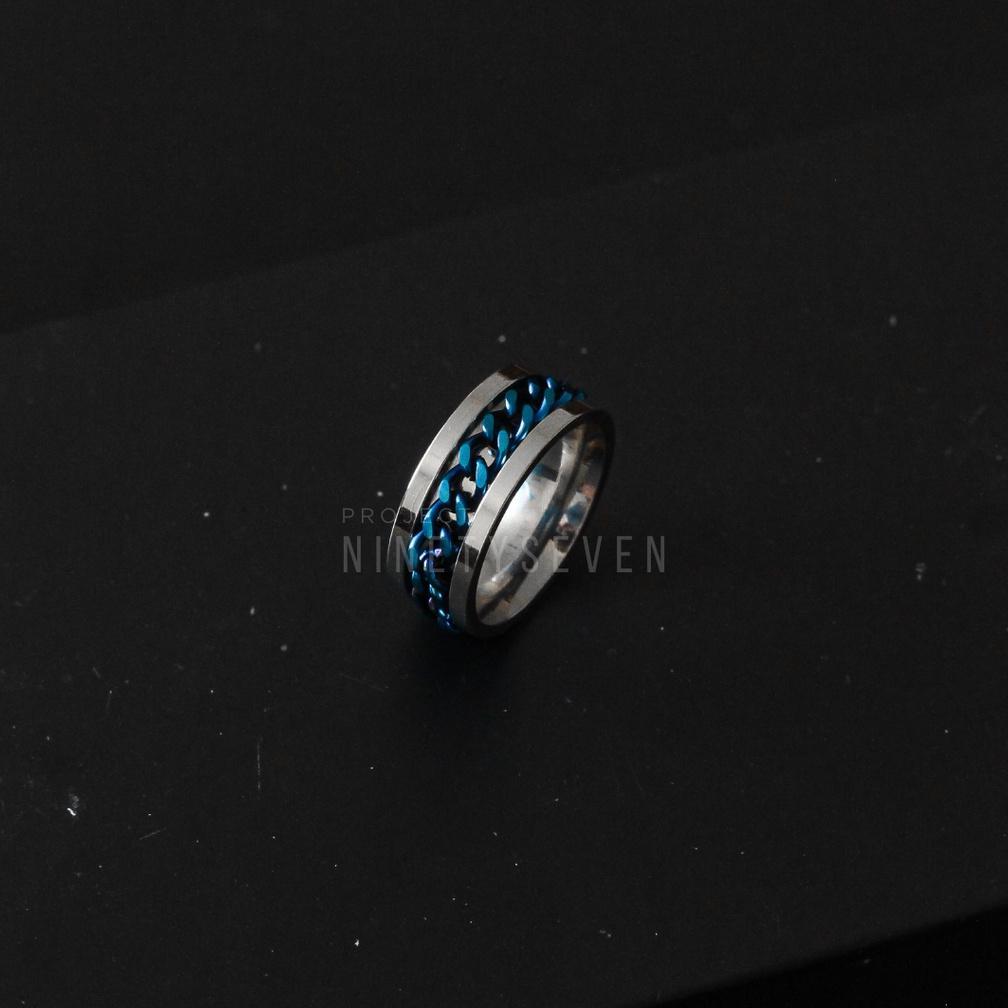 Cute- Gavin Ring Light Series - Cincin Pria Wanita Titanium Anti Karat Project 97