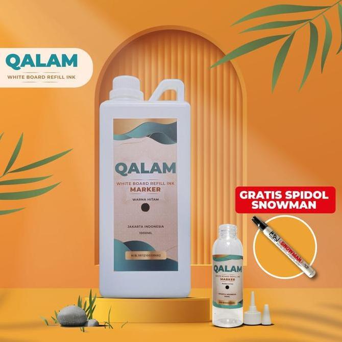 Tinta Spidol Whiteboard Qalam Refill Tinta Spidol 1000 ml Bonus Spidol Promo