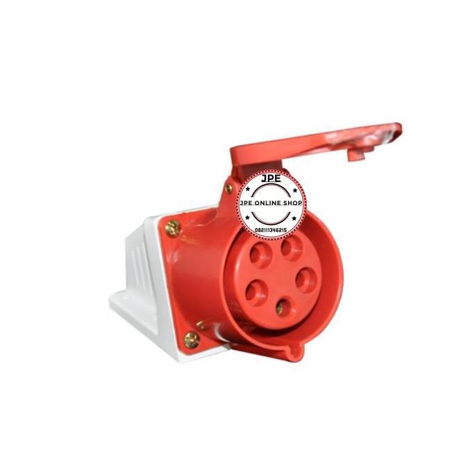Spesial Stop Kontak Genset 5 Pin 32A Cee 125 Surface Mounting 5 Pin 32A