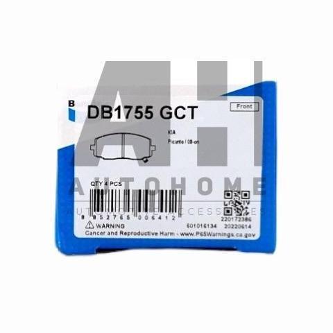 Kampas Rem Depan Hyundai i10 2009-2012 - BENDIX Brake Pad DB1755 Terlaris