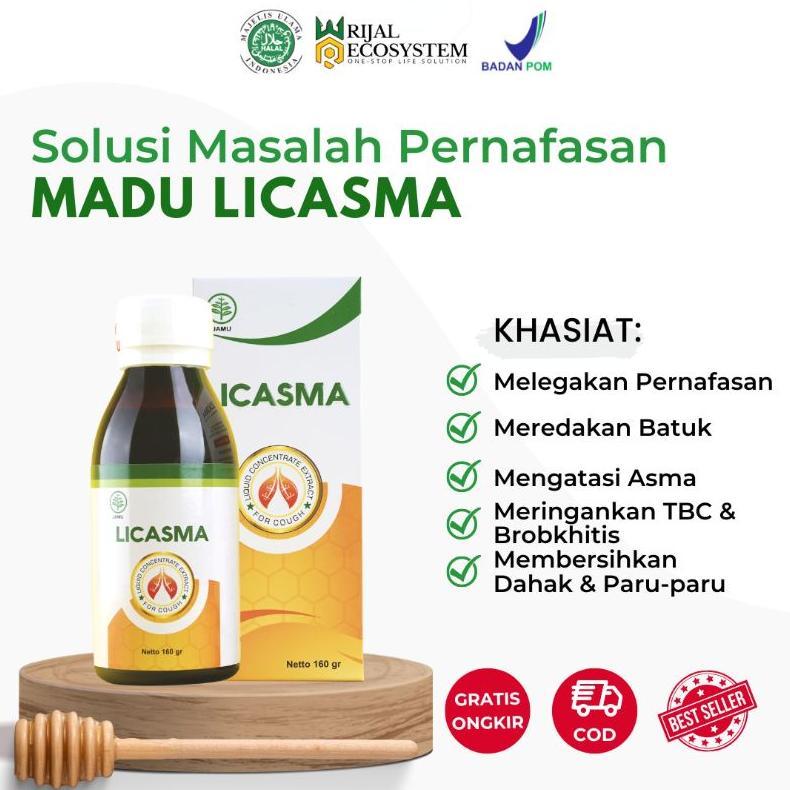 LICASMA Obat Asma dan Sesak Nafas Herbal Ampuh Murah Obat Asma, Pneunomia, TBC & Bronkhitis, Obat Se