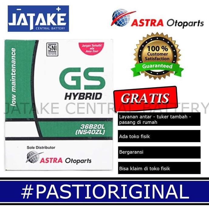 Promo aki basah mobil ERTIGA NS40ZL / NS 40ZL GS Astra Hybrid Diskon