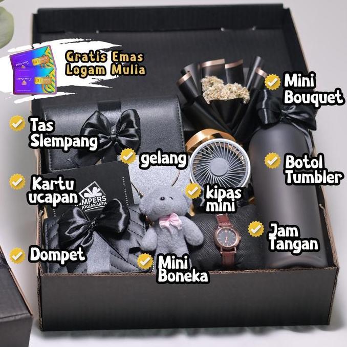 Terlaris Hampers Kado Ulang Tahun Cewek Paket A Isi Kipas Mini Jam Tangan Dompet Paket Lengkap Ulang