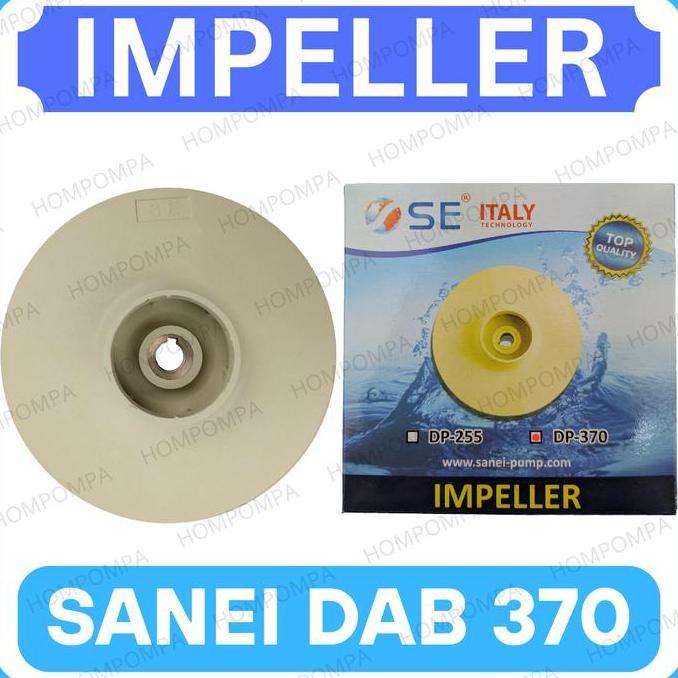 KIPAS IMPELLER JET DAB 370 SPI SANEI ORIGINAL - IMPELER JETPUMP SAN-EI GADING - SPAREPART POMPA AIR 