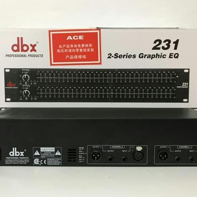 Volk- Equalizer Dbx 231 (31 Channel ) Profesional Equaliser Audio