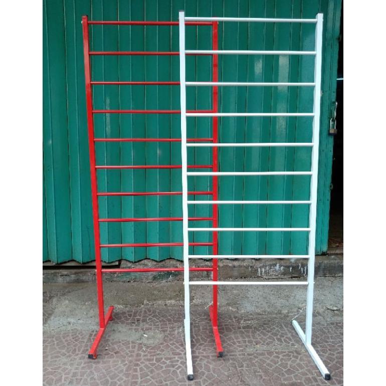 (FULL BESI) Rak Display kerudung/pashmina/jilbab/Hijab/Rak gantung/Rak display kertas kado/Rak Displ