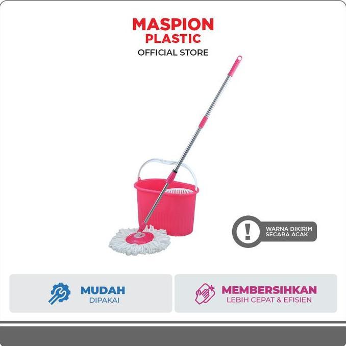 Murah Maspion Alat Pel Handpress Easy Mop