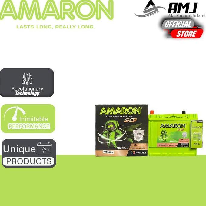 Amaron GO Aki Mobil Hyundai Trajet 55D23L - 60Ah Aki Kering