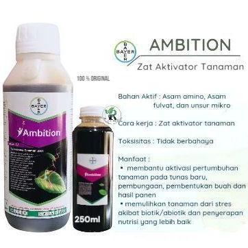 Grdn- Ambition Bayer Repack 250Ml Zat Aktivator Tanaman Asam Amino Original Pupuk