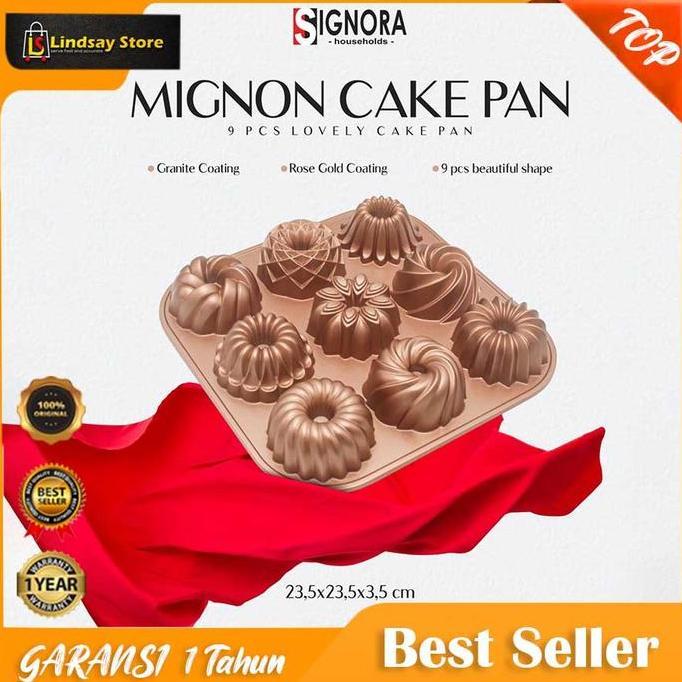Mignon Cake Pan Signora / Loyang Sultan Mini Signora