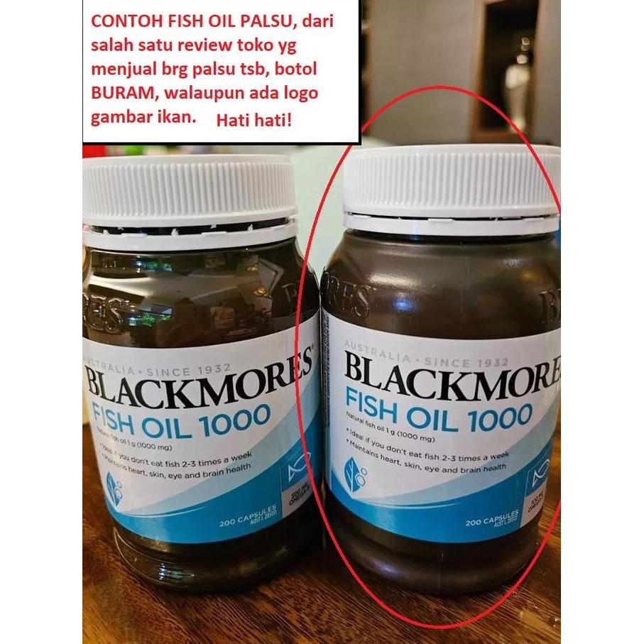 Vitmax- Blackmores Fish Oil 1000 Mg Omega 3 - 400 Caps