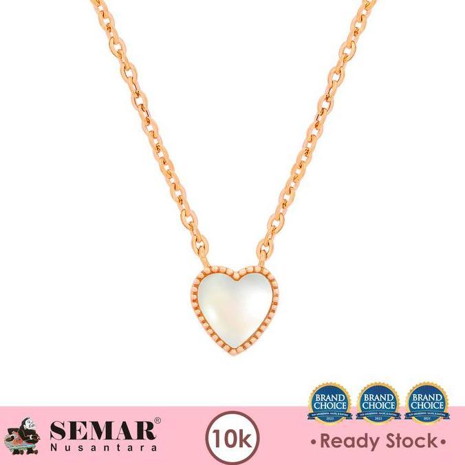 Terlaris Kalung Emas Black Kalila Love Black Gold 10K Semar Nusantara