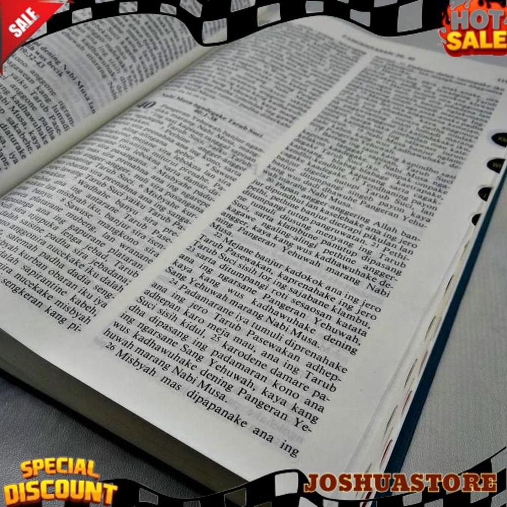 Alkitab Kristen Bahasa Jawa Besar TB 062 LAI Kitab Suci Injil Viral