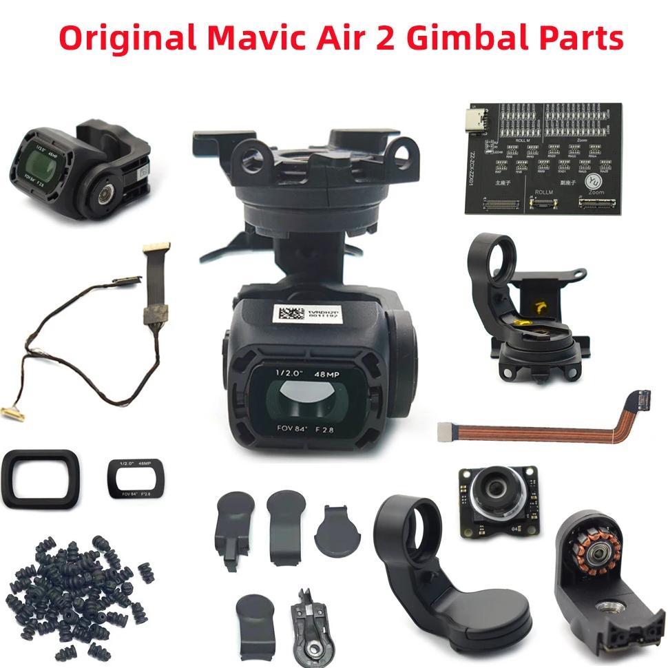 Original for Mavic Air 2 Gimbal Part - Camera Gimbal Shell Cover PTZ Cable Flat Line Lens Glass for 