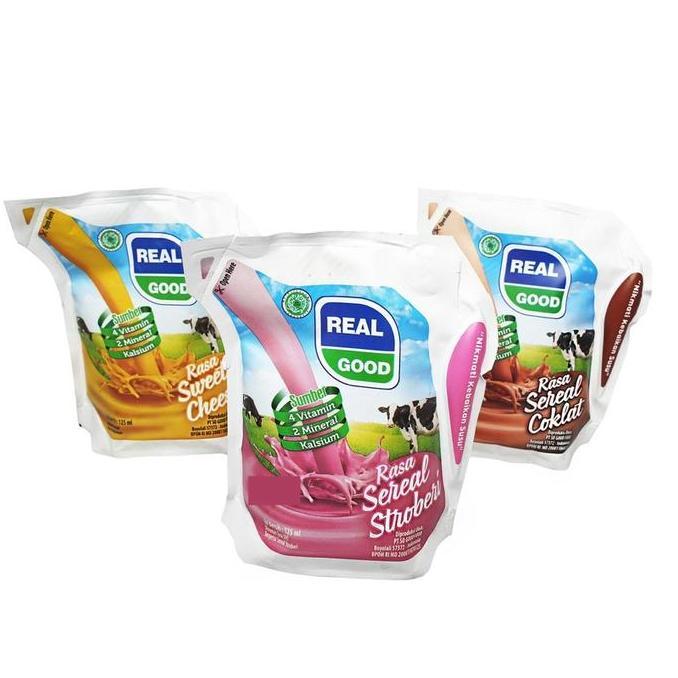 Expert- [] Real Good POUCH 1 DUS isi 40 x 125ml - susu uht nikm