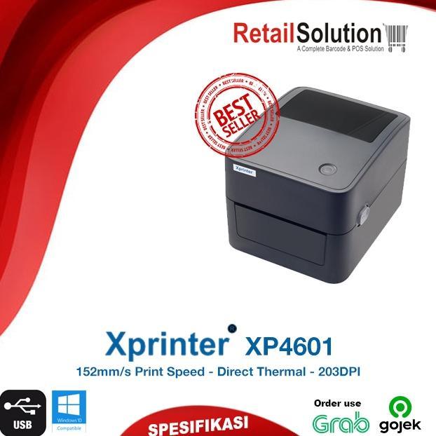 Printer Label Thermal USB Xprinter - XP4601 / XP-D4601 / XP-4601