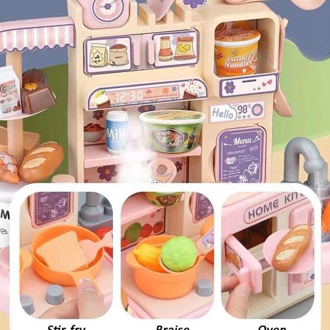 Expert- Mainan Masak Masakan Besar Lengkap Anak Perempuan Dream Kitchen SNI