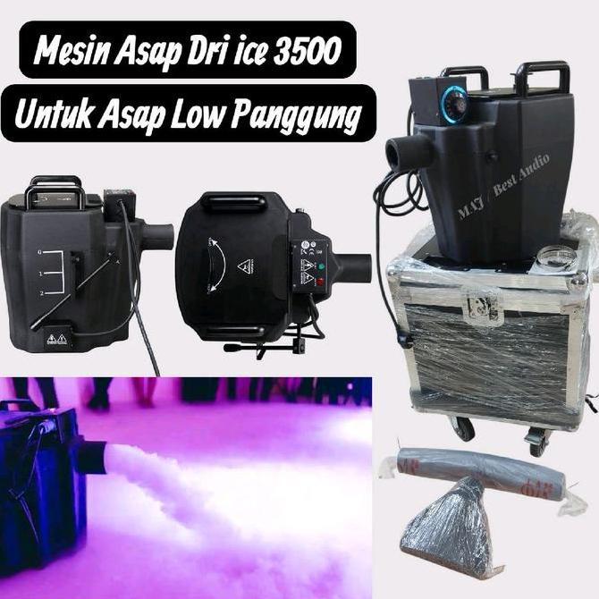 Mesin asap DRY ICE 3500W Pakai belalay