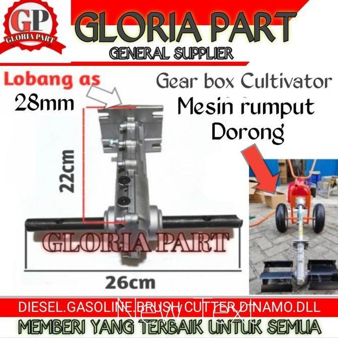 Gear box cultivator Mesin rumput dorong
