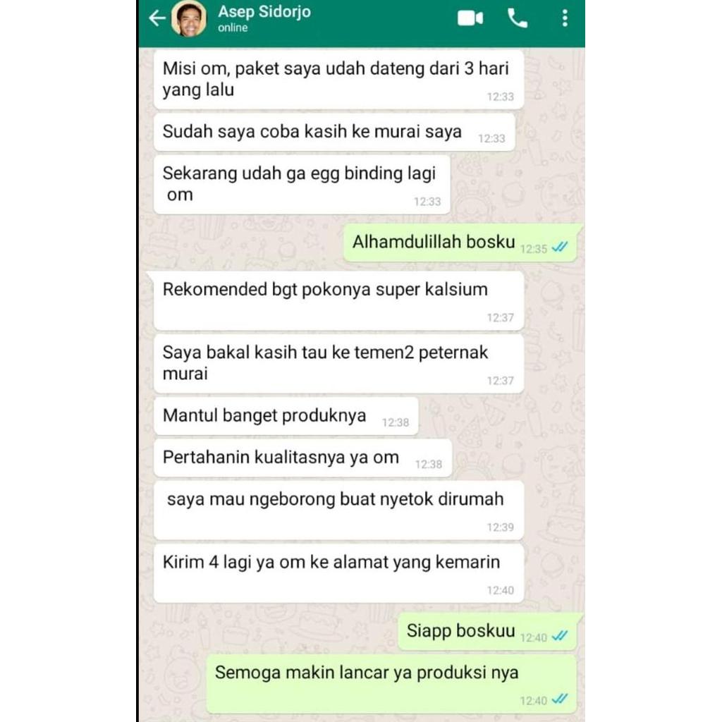 Britis- Super Kalsium 500Gr Vitamin Nutrisi Wajib Untuk Ternak Burung Murai