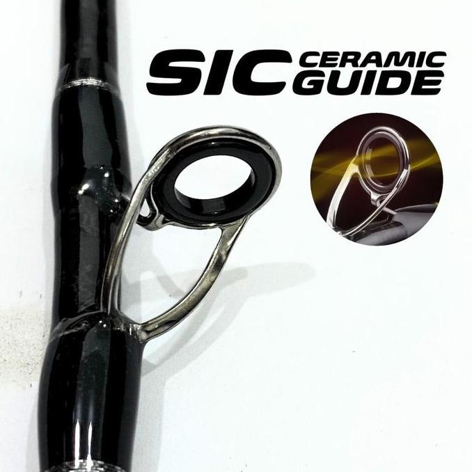 Aquapro Joran Pancing Strangers Action Ultralight Fishing Spinning Rod Bahan High Carbon Solid