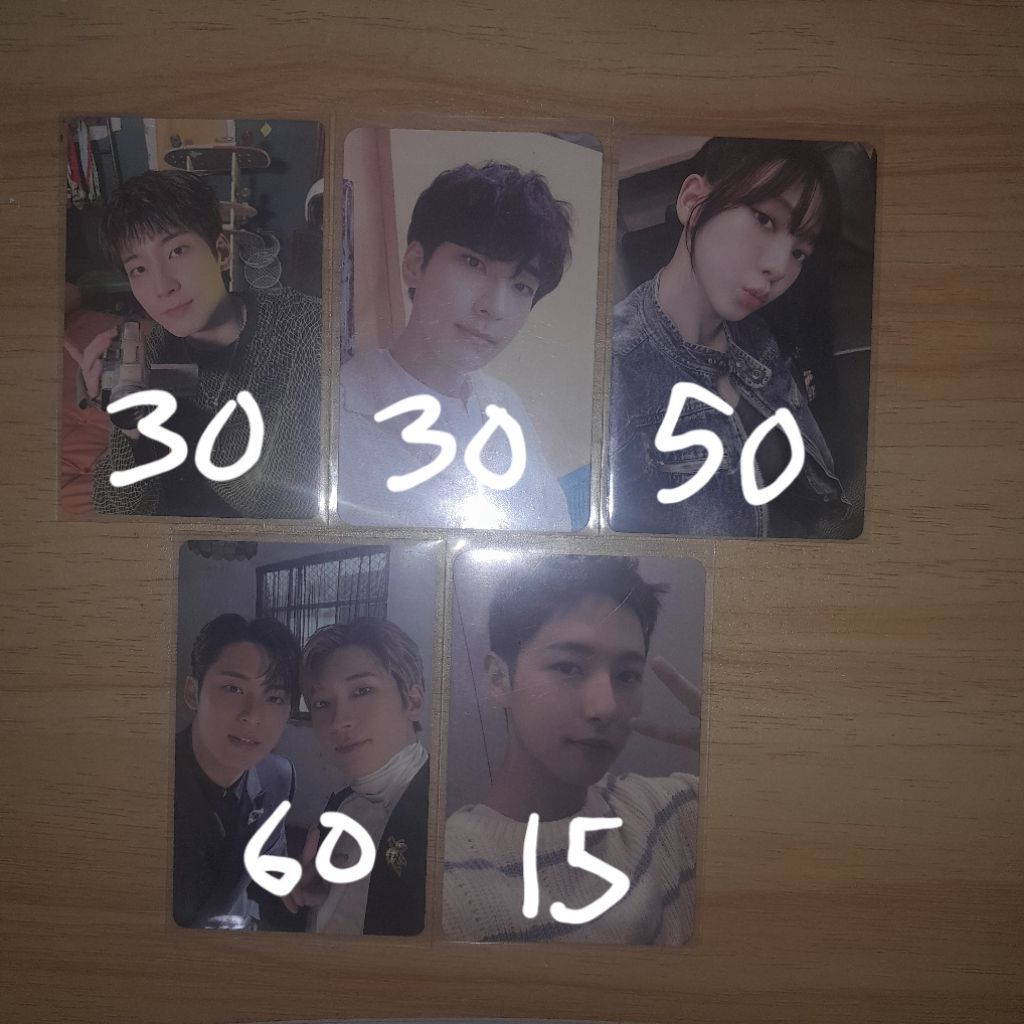 Photocard official minwon seventeen aespa nct