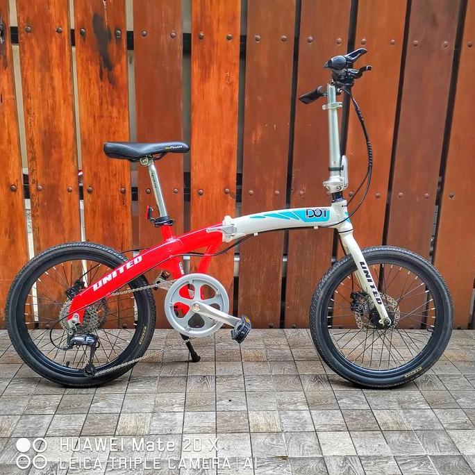 Terlaris Seli Sepeda Lipat United Dot 20Inch Upgrade Edisi 17Agustus Bisa Tt