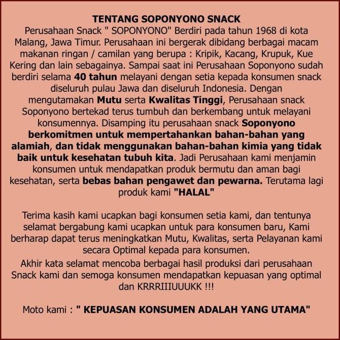 Expert- Kue Soes Soponyono Original / Kue Soes Kering / Kue Sus Asli Soponyono