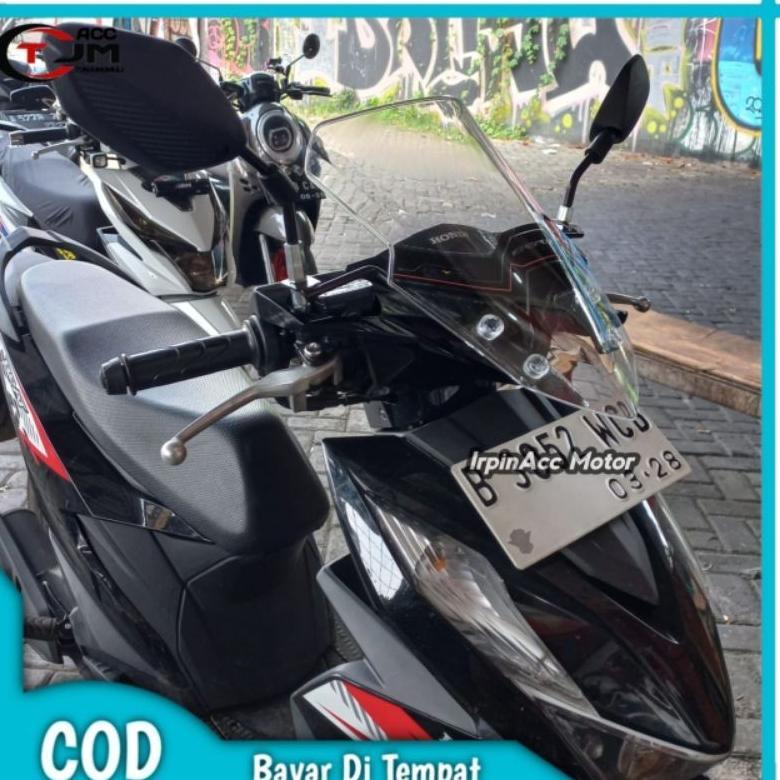 Visor Windshield Visor Beat New Deluxe Beat Street New Bening Smoke