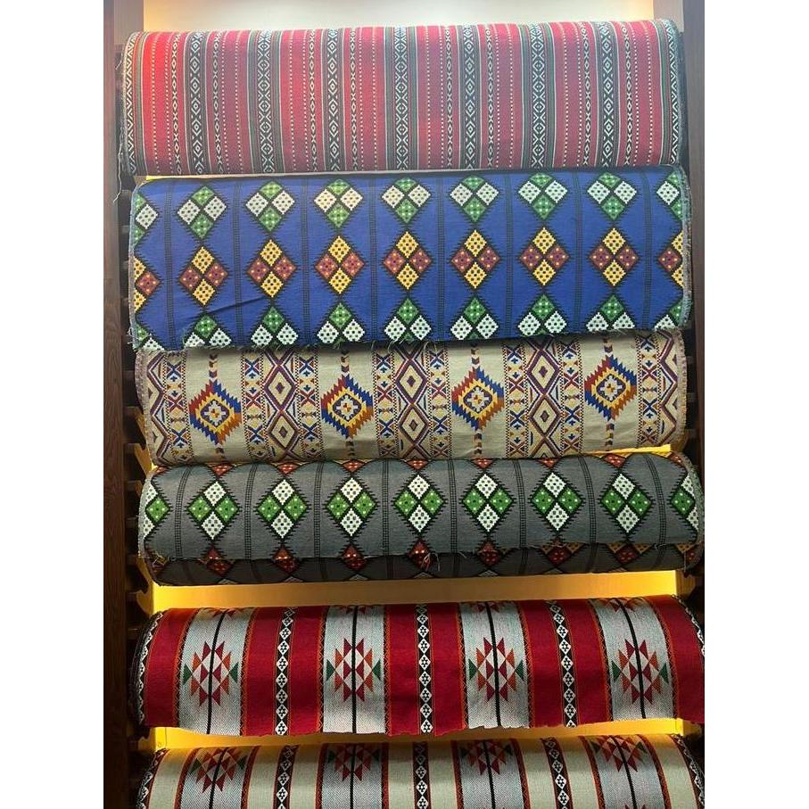 Bahan Kain Lesehan Sofa Arab Premium dari Syria dan China