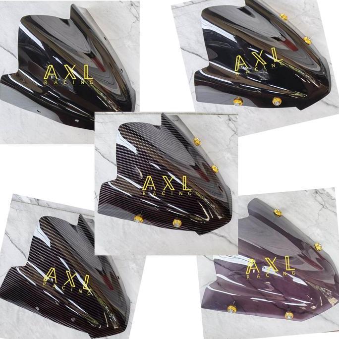 VISOR SATRIA FU FACELIFT WINDSHIELD CARBON SATRIA FU 150 FACELIFT Motorcycle BARU