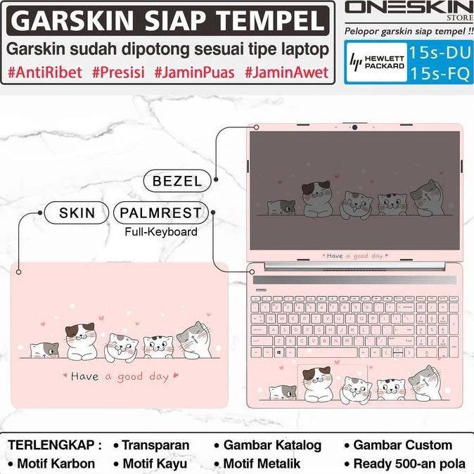Garskin Sticker Laptop HP 15s-du du1015tx du3577tu Full Body Gambar BIM