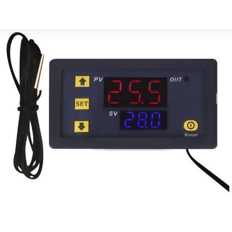 PENGIRIMAN CEPAT TERMOSTAT DC 12V DIGITAL W3230 / THERMOSTAT ALAT PENGATUR SUHU AC MOBIL AQUARIUM TE