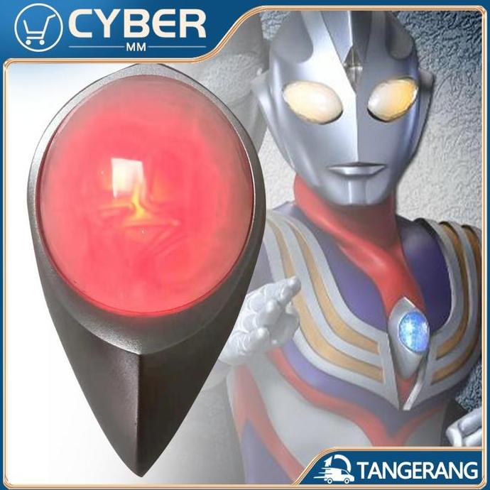 Ultraman Tiga Chest Light Timer / Color Timer Dengan Suara Dan Lampu Kode 1249