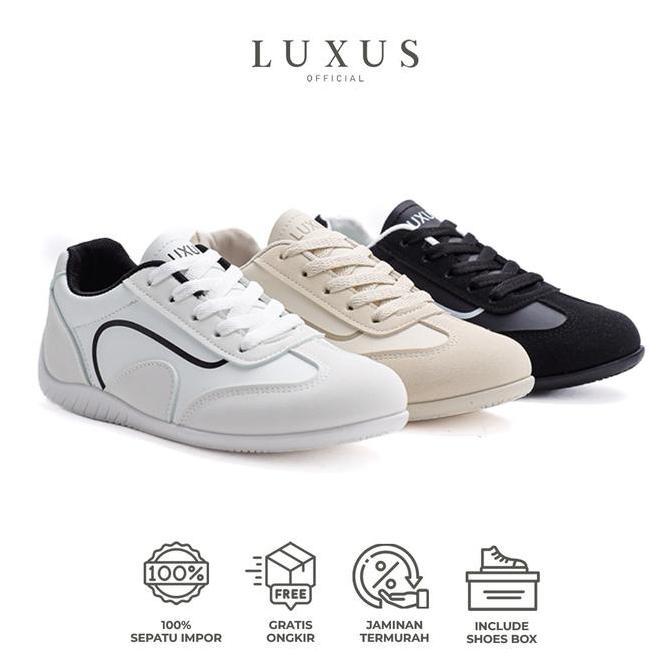 LUXUS Gaeul Sepatu Kasual Sepatu Wanita Sepatu Olahraga Alas Karet LX2050
