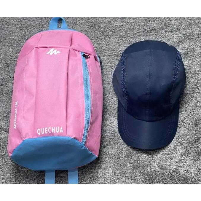 [PAKET BUNDLING]Tas ransel mini tas olahraga sport dan topi olahraga