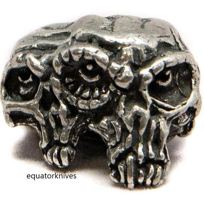 SMUKGTP Schmuckatelli Co Gemini Twins Skull Bead